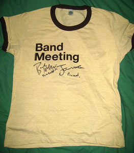 Fight of The Conchords - Tour tee 2009 - Band Meeting