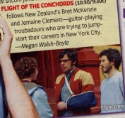 TV Guide clipping of Flight of The Conchords - June 2007