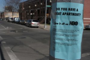 HBO filming poster